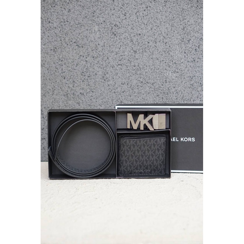 Michael Kors Belt bifold box set