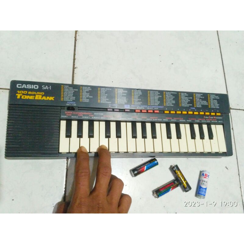 keyboard Casio mini sa1, second