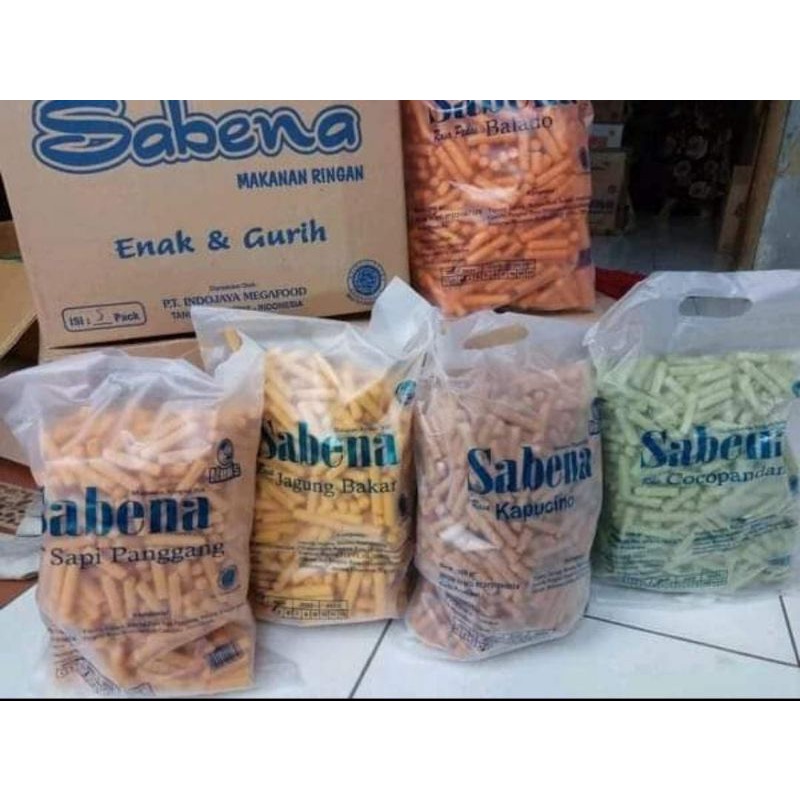 

sabenak Snack cemilan enak viral 1dus/1 karton