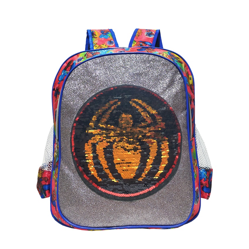 CUCI GUDANG Tas Ransel SEQUIN / USAP 2 Gambar Karakter SPIDERMAN Anak Laki Laki Sekolah TK/SD