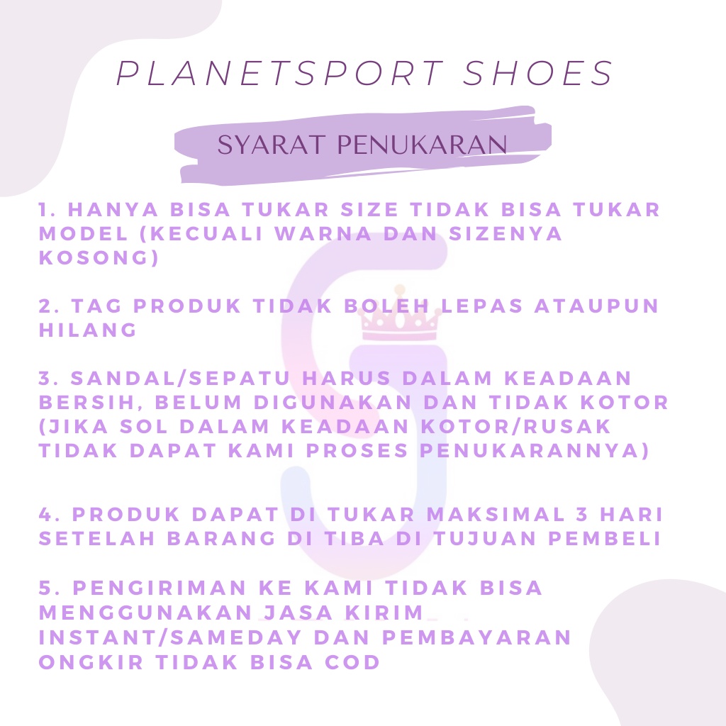 RETURN HANDLING FEE CROCS PLANETSPORT SHOES