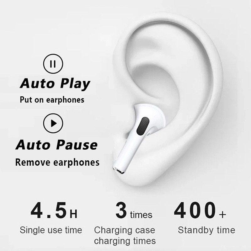 (COD) airPods Pro Gen 3 Wireless Original Manufactured Premium Support pressure sensing touch The earphone handle is shorter than AirPods Pro