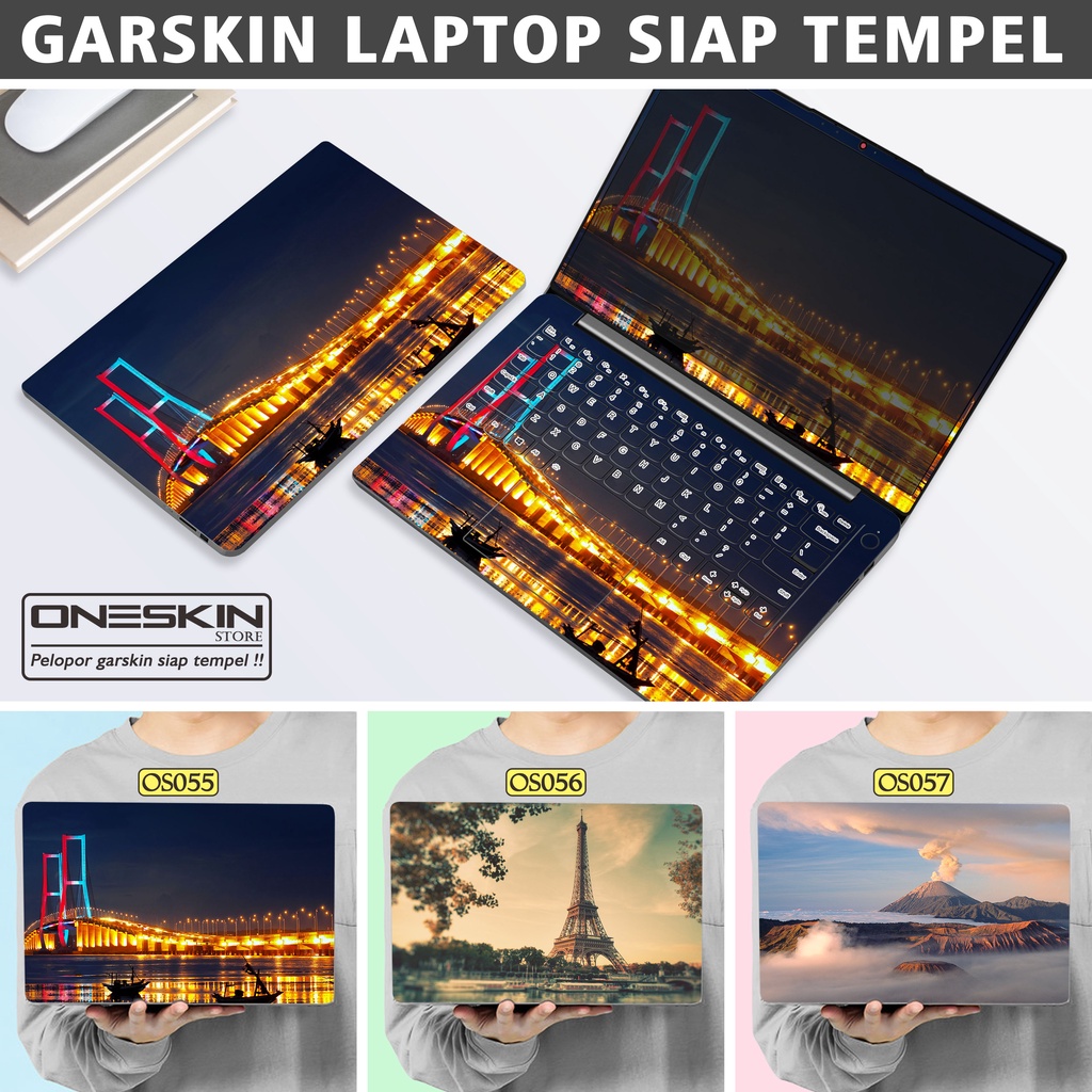 Garskin Sticker Laptop Protector Macbook Full Body Bottom Bezel Palmrest Skin Eiffel