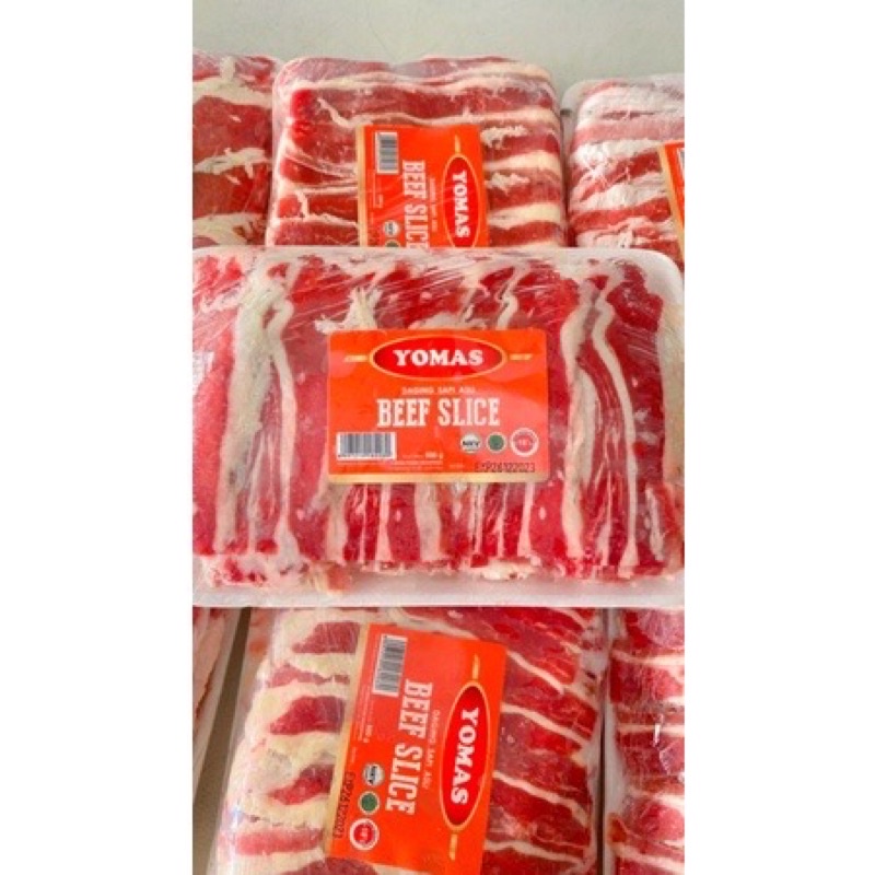 

daging sapi slice 500gr isi 3box