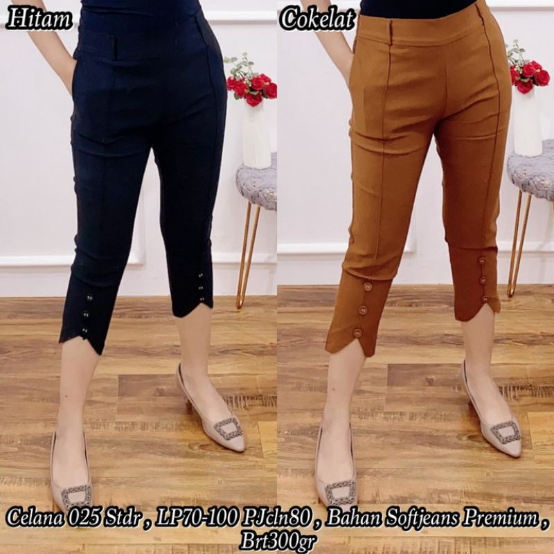 Celana Soft Jeans 7per8 /ALLSIZE