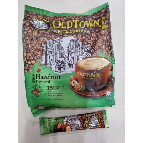 old town oldtown white coffee hazelnut malaysia (ecer)