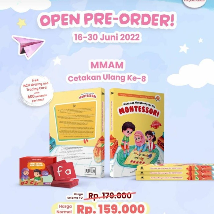 

Buku Membaca Menyenangkan Ala Montessori Aktivitas Anak
