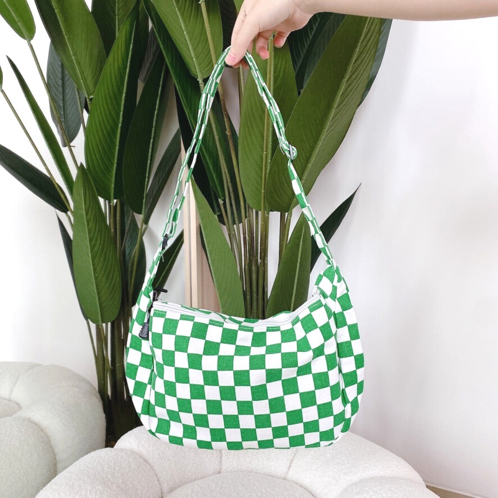 CHECKERED BOARD SLING BAG KOREA