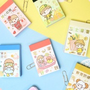 

Doudou Daily Life Mini Sticker Book / Stiker unik / stiker Lucu