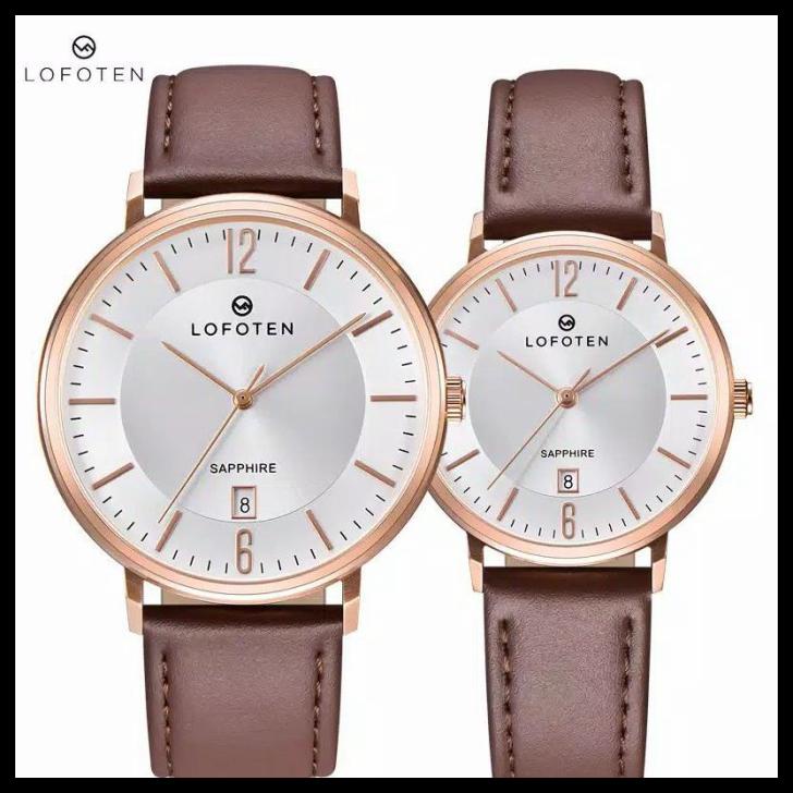 Jam Tangan Couple Original Lofoten F 8103 L-M