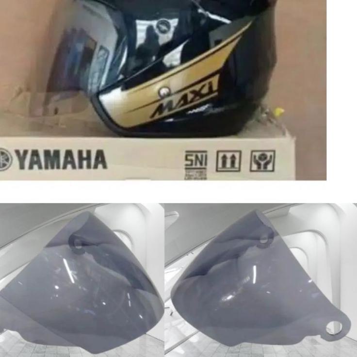 Kaca helm half face standar bawaan yamaha / kaca Helm Yamaha ▪ SWZ.31Ja23ᴸ