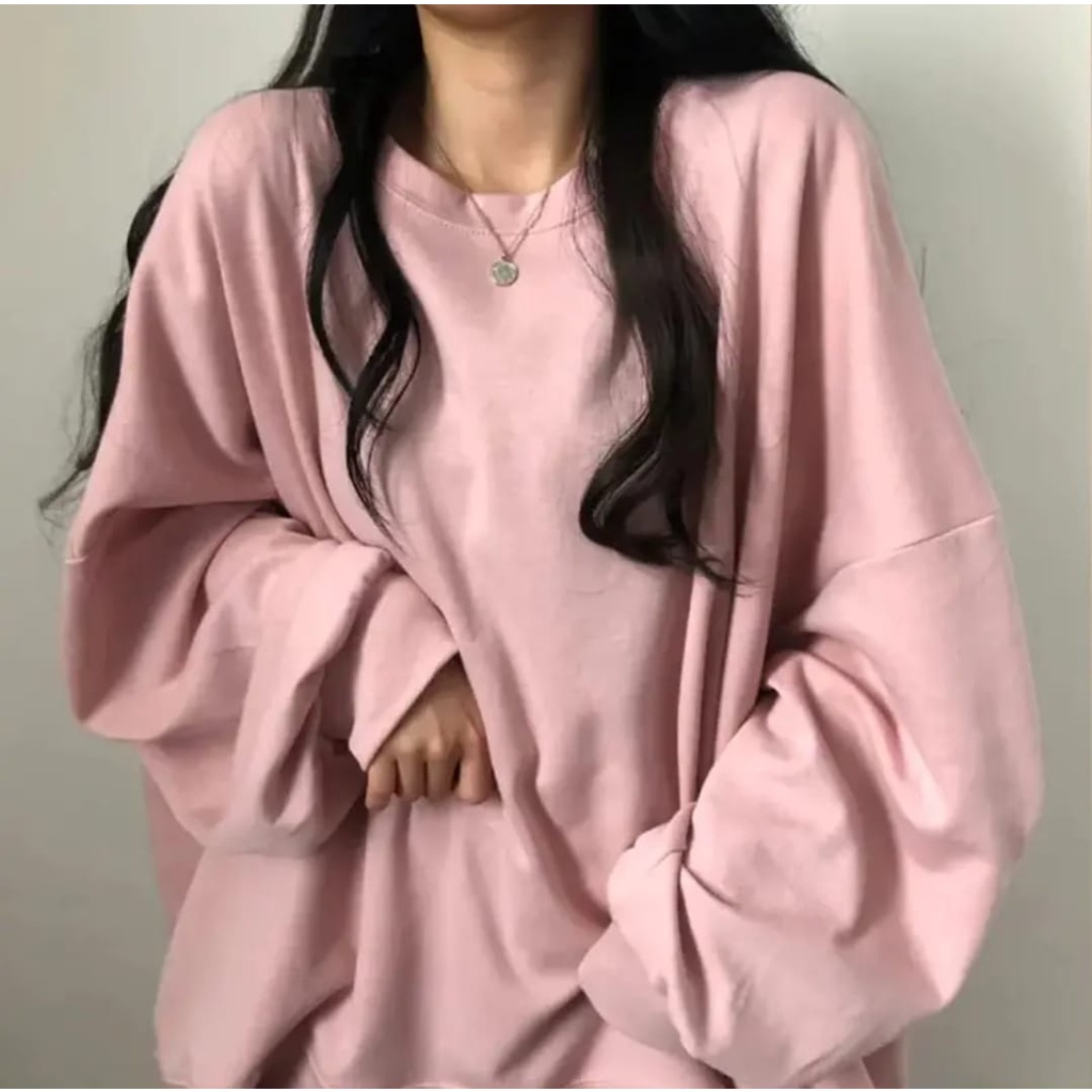 Sweater XXXL Oversize Sweater Oblong Wanita Bigsize | Sweater Korean Style Kekinian