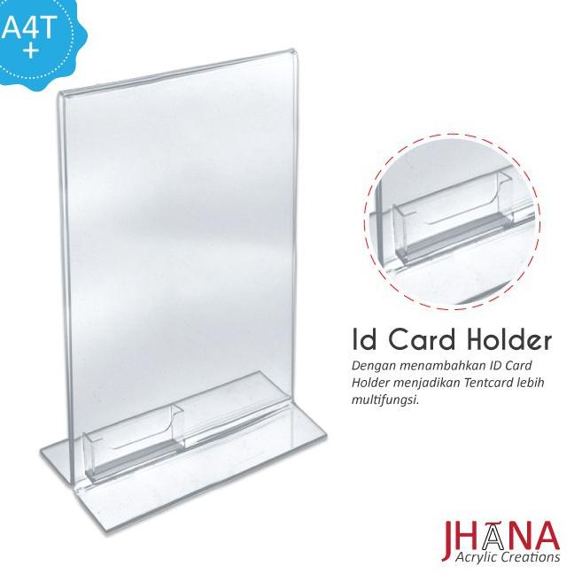 

빠 Acrylic Tentcard A4+ID CARD Limited