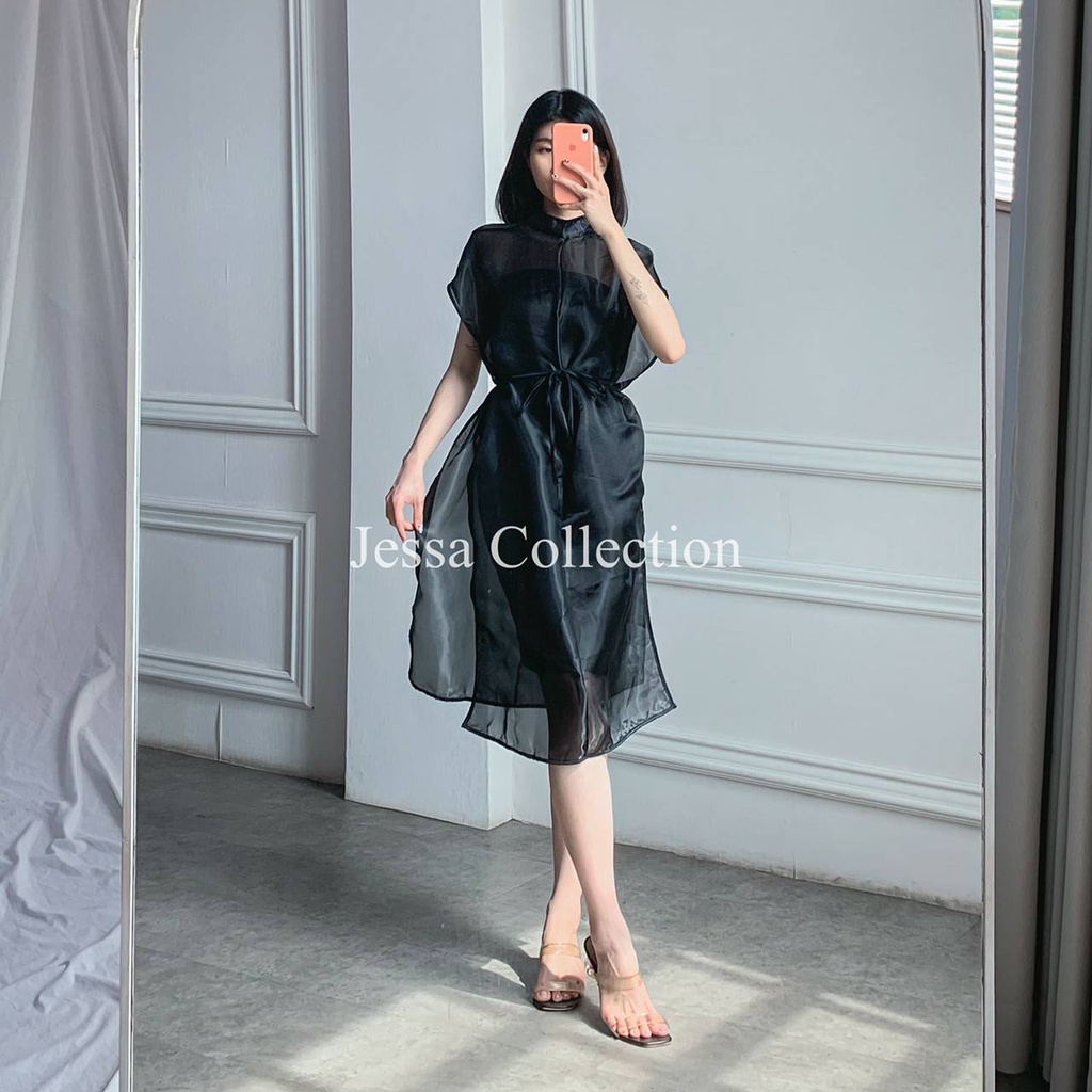 Dress Organza Kerah Shanghai Mei-Mei FG