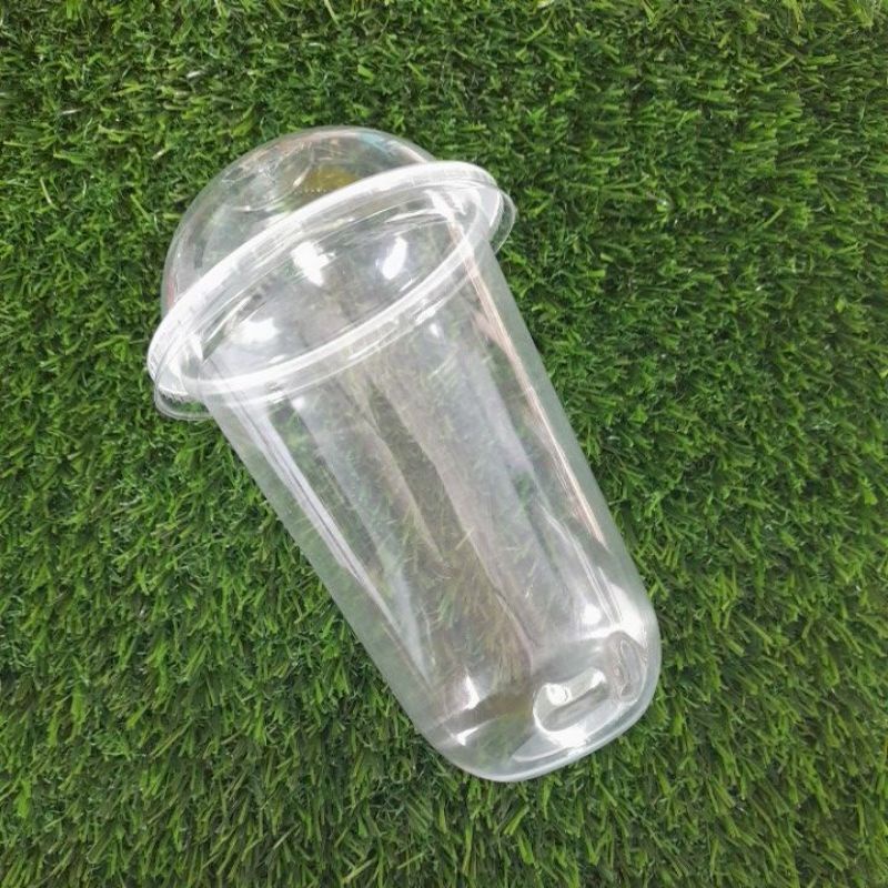 cup oval POLOS +tutup cembung