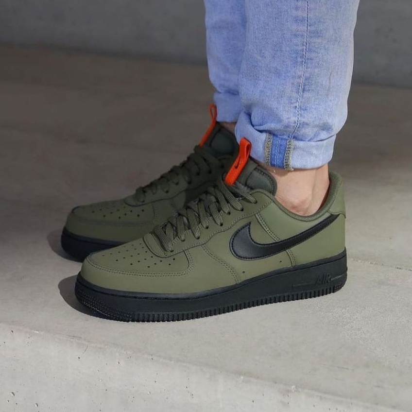 [BISA COD] Sepatu Pria dan Wanita Air Force 1 Black Grey University Low Premium Import