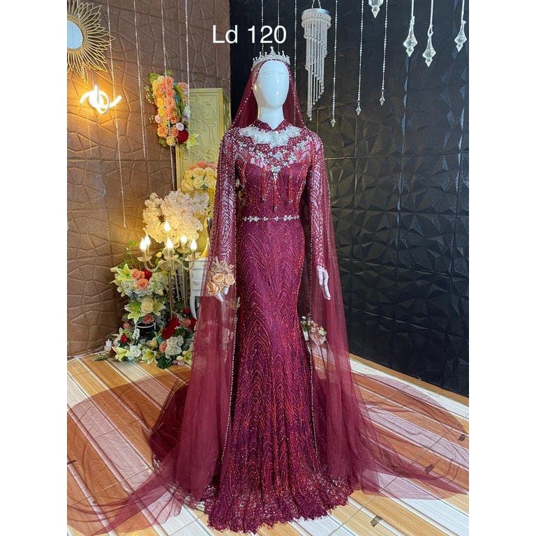 GAUN PENGANTIN DUYUNG JUMBO