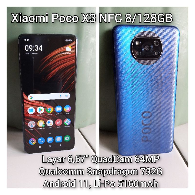 Xiaomi Poco X3 NFC Ram 8GB/128GB