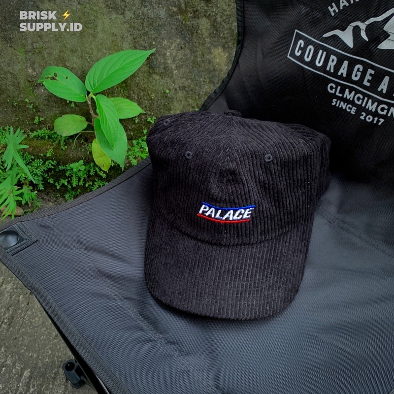 P4L4CE P6 PANEL CORD CAP SOFTBROWN ORIGINAL BASEBALL ( JAPAN )
