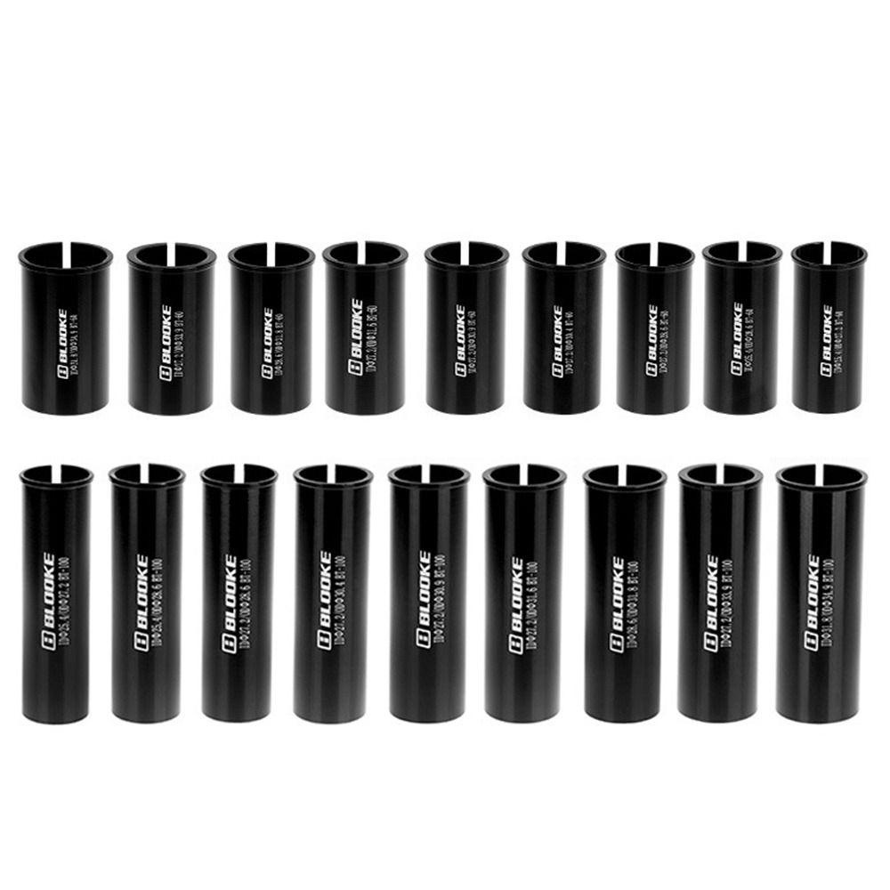 R-FLOWER 1pc Tabung Tiang Kursi Kualitas Tinggi Menyesuaikan Diameter 27.2 Aluminium Alloy Mengurangi Lengan Adapter