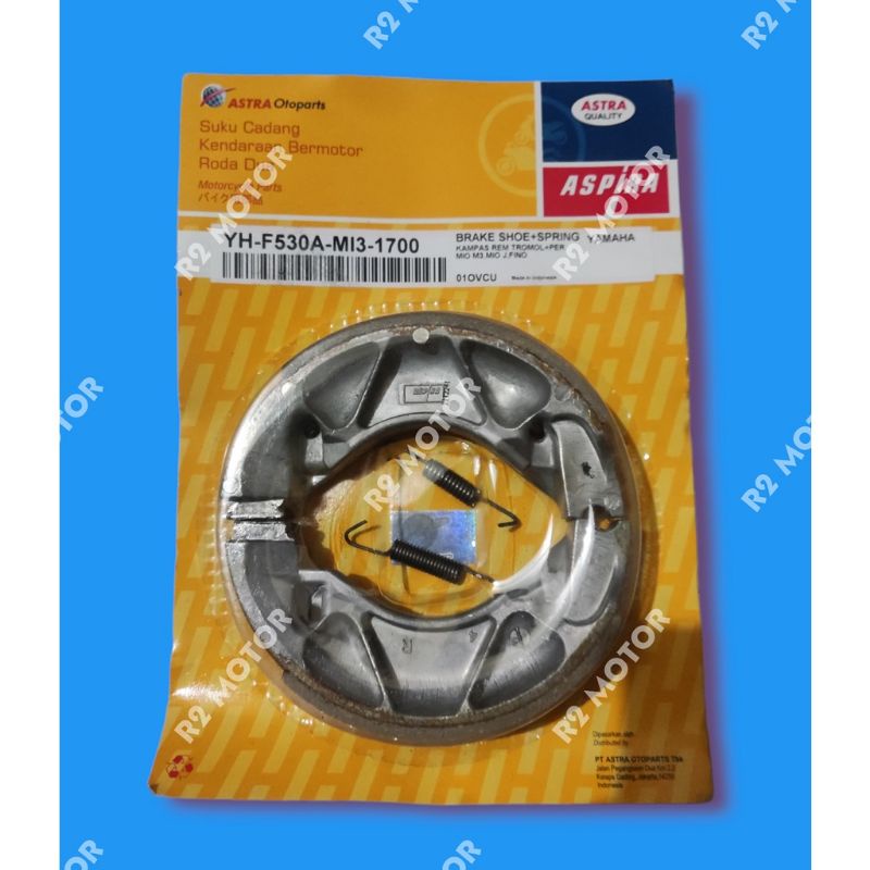 Kampas Belakang Mio M3 Merk Aspira / Kampas Rem Aspira / Kampas Tromol Mio m3