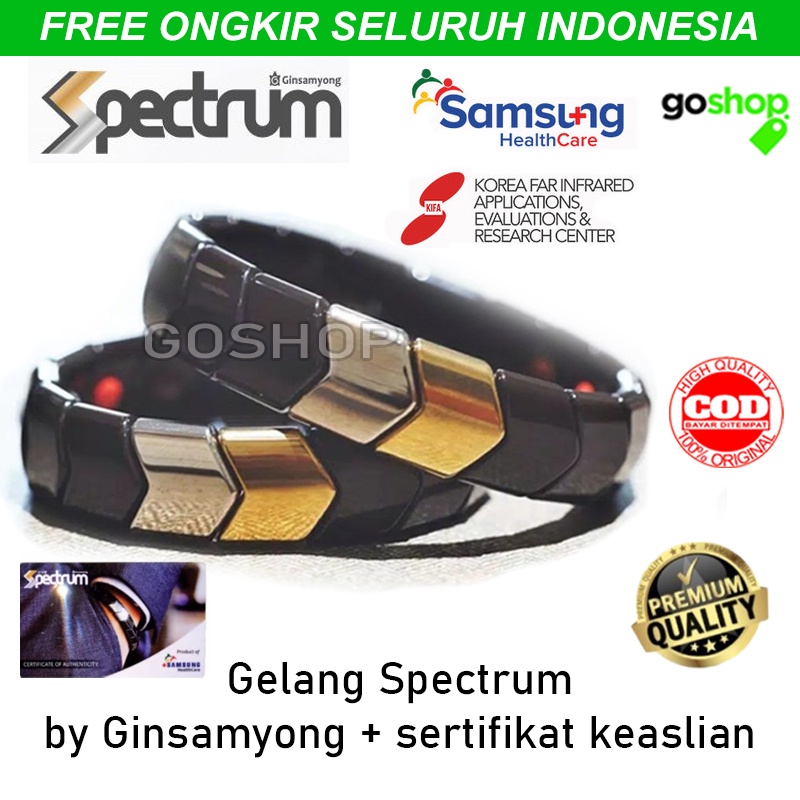 Ginsamyong Gelang Spectrum  -  Gelang Terapi Kesehatan