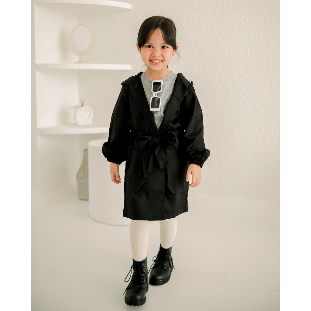 WHIMSY LONG PARKA | Outer Anak | Jaket Parka Anak | Outer Anak Unisex | Cardigan Katun Premium