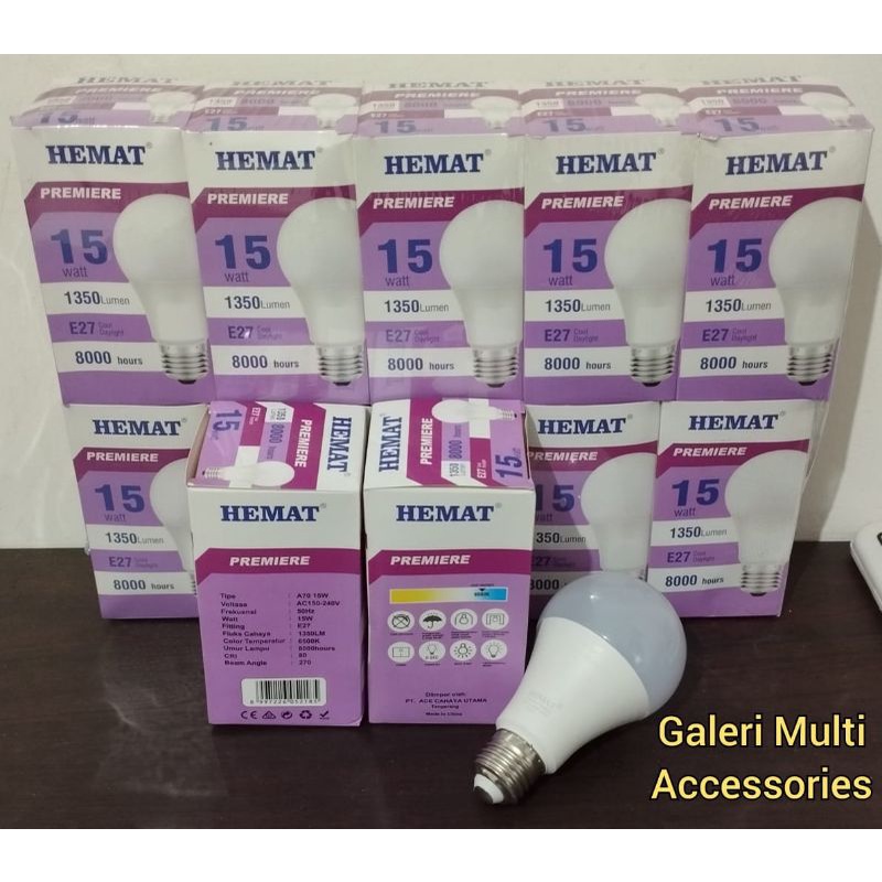 Hemat Lampu LED Premiere 15 Watt
