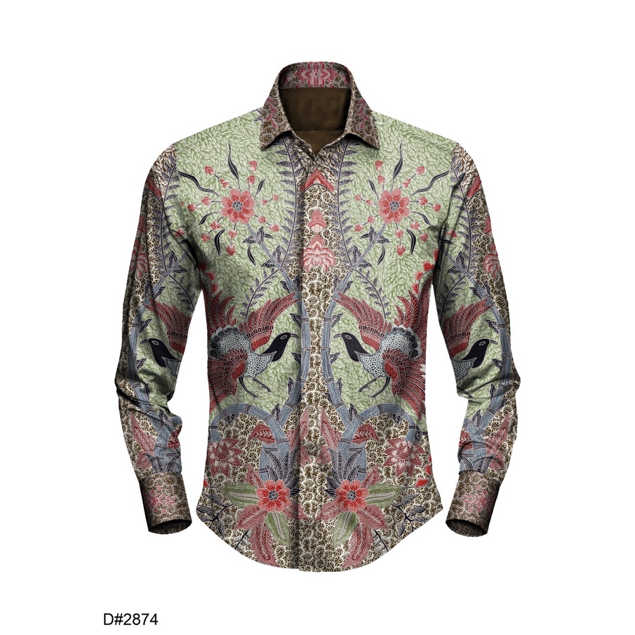Kain Batik Tulis / Semi Tulis Batik / Pola Baju Batik - 2874
