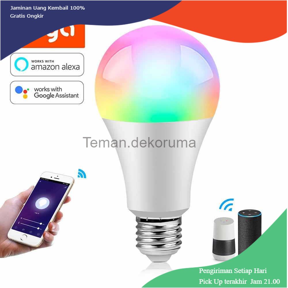 TD - LMP TUYA Lampu Bohlam LED RGBCW Smart Bulb Bluetooth E27 9W - A60