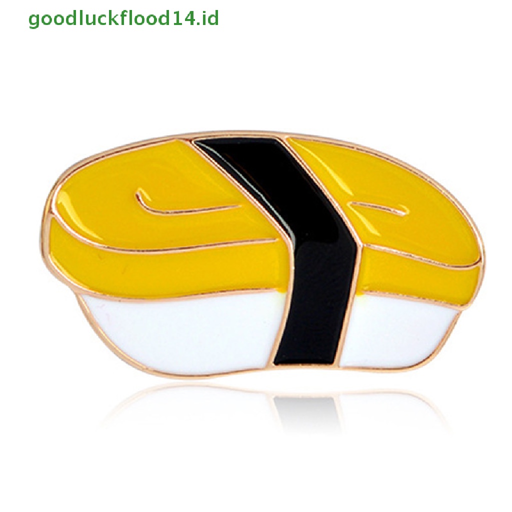 [GOOGFOUR] 3pcs/set Enamel Jepang Makanan Sushi Bros Pin Kemeja Kerah Lencana Pin Perhiasan [TOP]