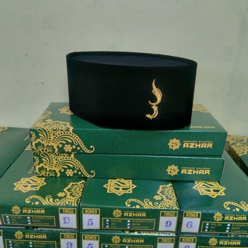 Songkok Bordir Kujang / Peci Bordir Logo Kujang / Peci Songkok Bordir Kujang