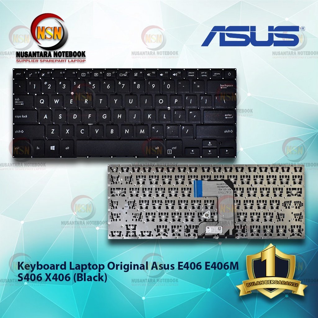 Keyboard Original Laptop Asus E406 E406M S406 X406 (Black)