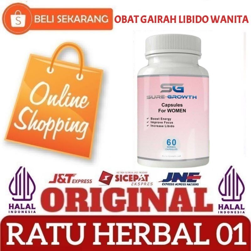 SURE GROWHT FOR WOMEN ASLI SUPLEMEN PENINGKAT GAIRAH LIBIDO WANITA SG ORIGINAL