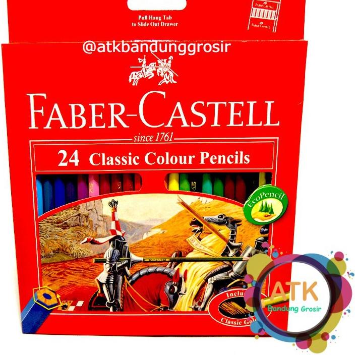 

정 Pensil Warna Faber Castell 24 Classic Colour Pencils Terbaik