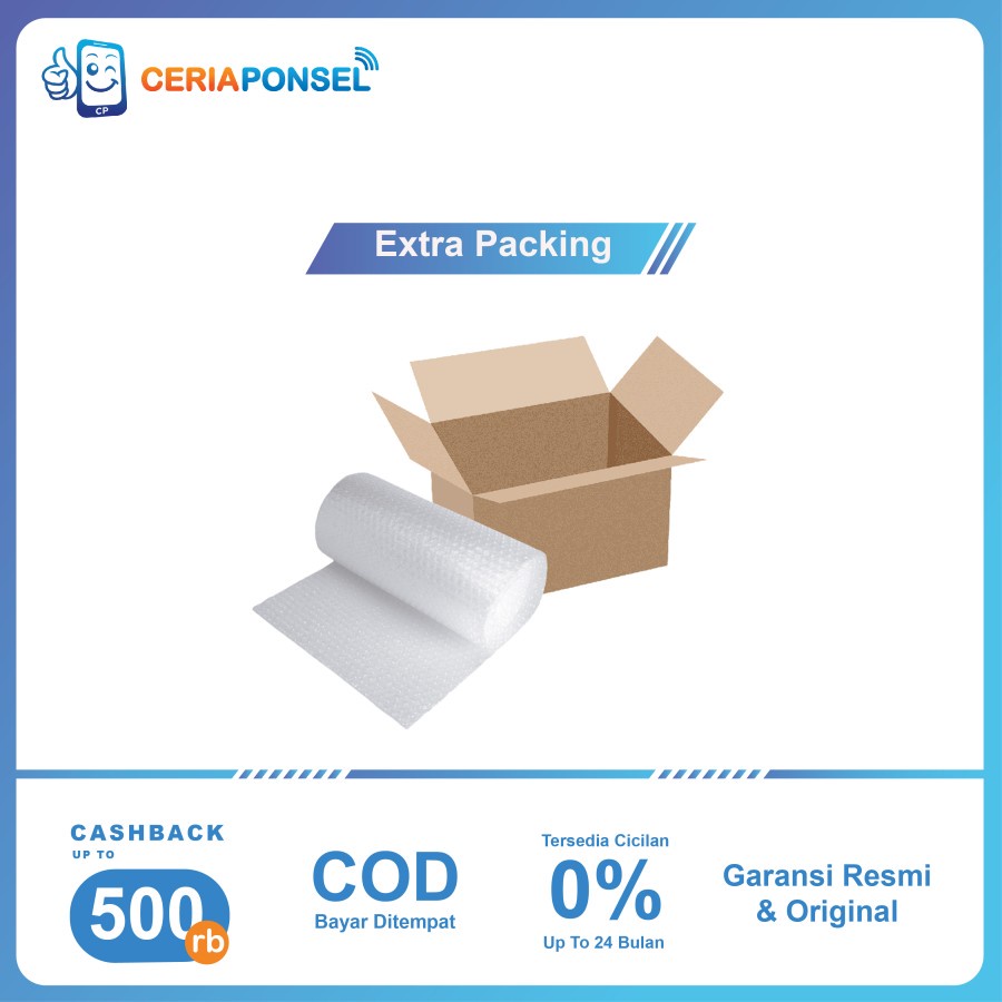 

Extra Bubble Wrap dan Kardus Untuk Packing