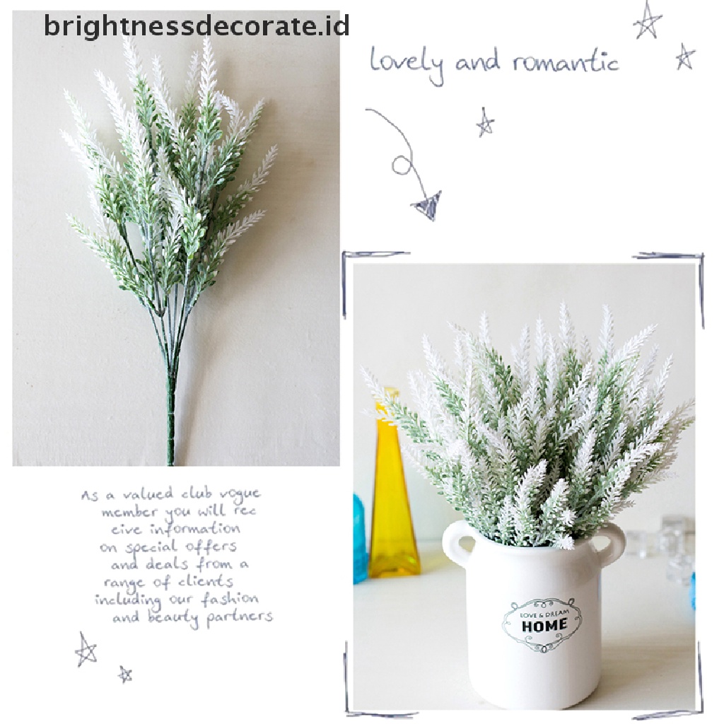 [Birth] 1bundle Romantic Provence Lavender Wedding Decor Vas Bunga Artifisial [ID]