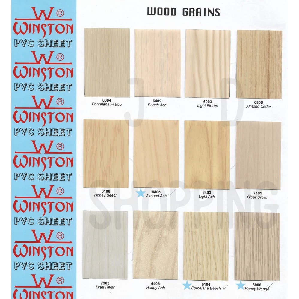 Winston PVC Sheet Woodgrain 3