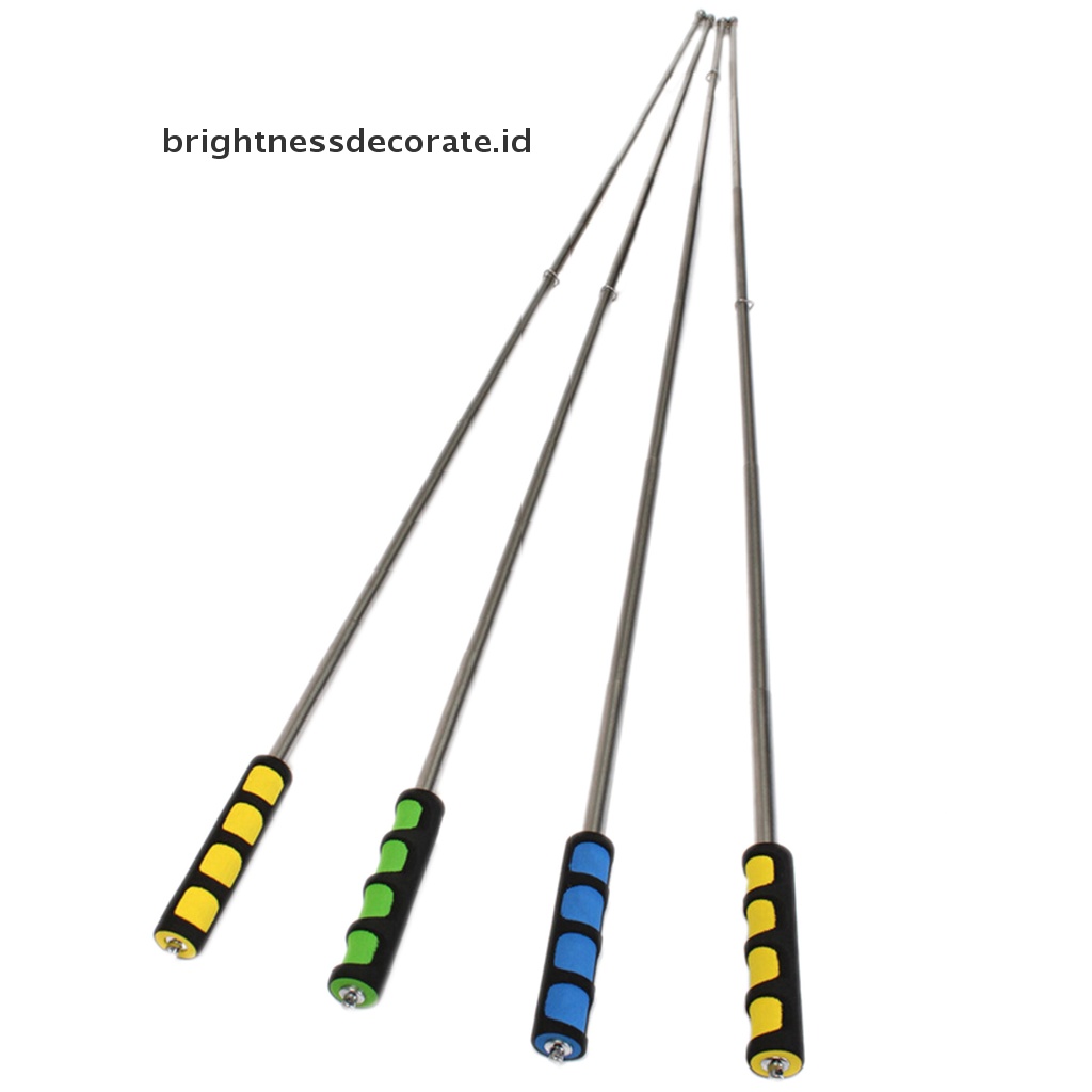 [Birth] Tiang Bendera 1.2M Portable Telescopic Flag Handheld Pole Alat Untuk Bendera Windsock [ID]