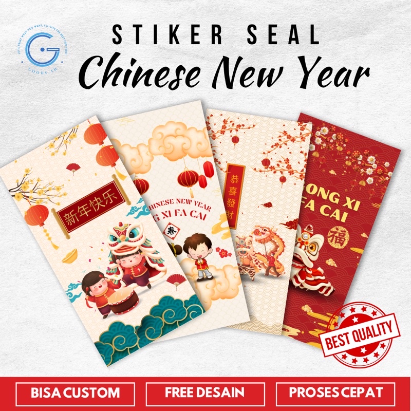 

STIKER SEAL CNY • STIKER SEGEL PACKAGING KUE KERING HAMPERS TAHUN BARU IMLEK DAN CAP GO MEH SINCIA CHINESE NEW YEAR