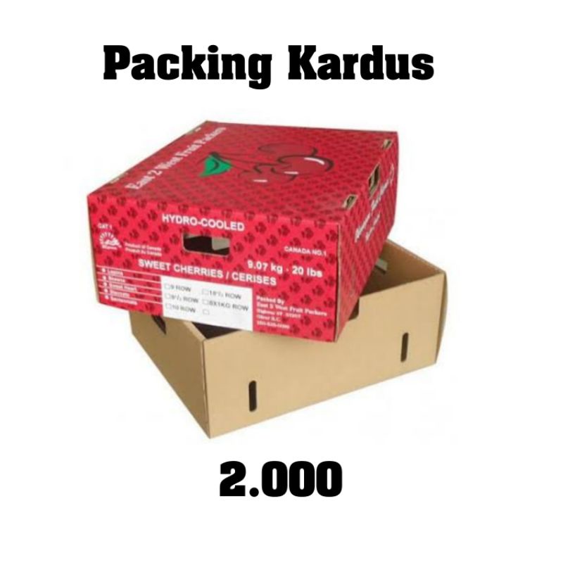 

PACKING KARDUS BUAH 2000 ( baca deskripsi )