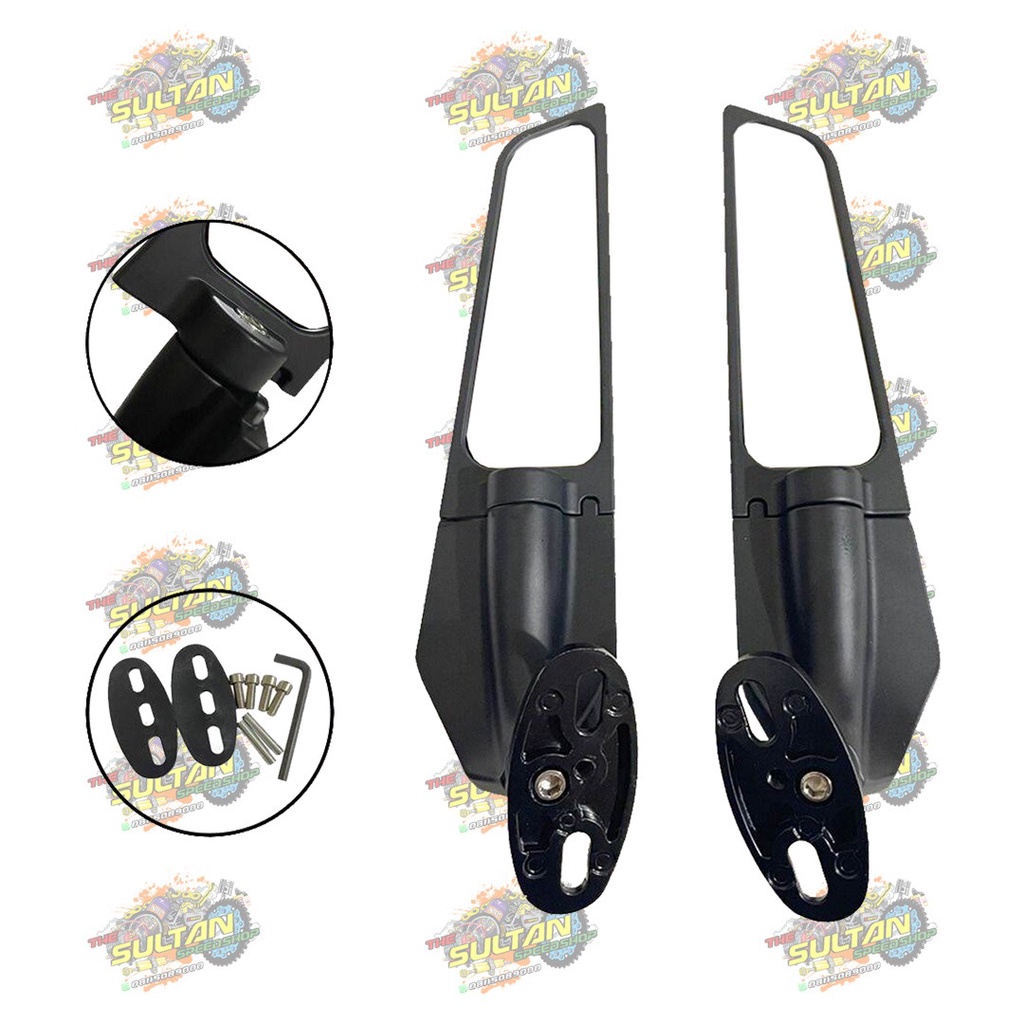 KACA SPION WINGLET MODEL RIZOMA STEALTH UNIVERSAL MAX PROTAPER