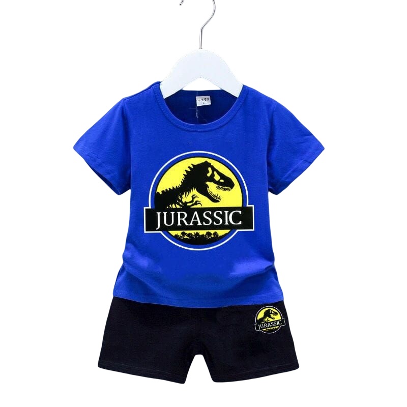 IL - SETELAN UNISEX ANAK JURASSIC DINO / SET ANAK DINO / SET ANAK LAKI LAKI