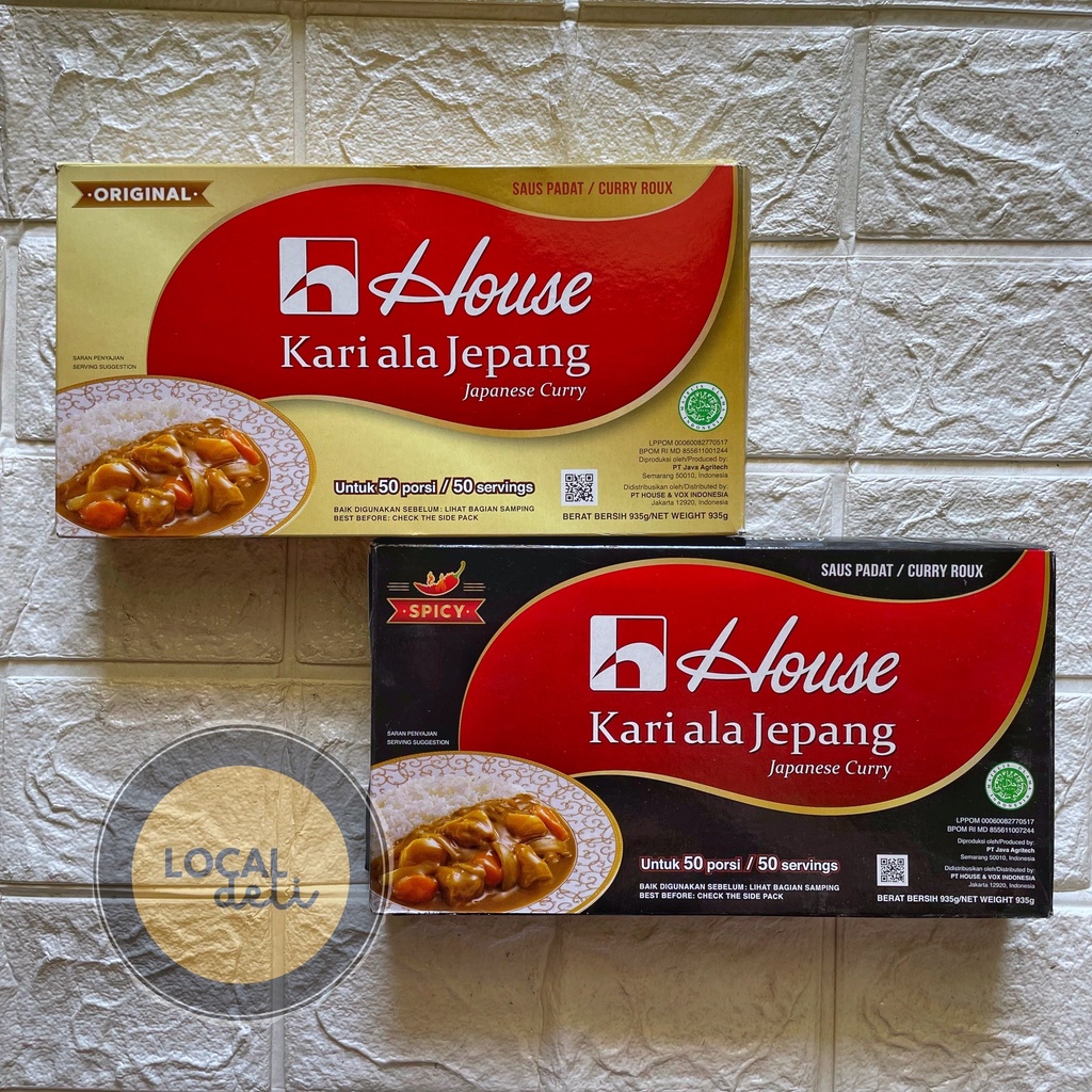 

HALAL House Curry Jepang 935gr / House Kari ala Jepang 935gr / House Bumbu Kari Jepang 935gr