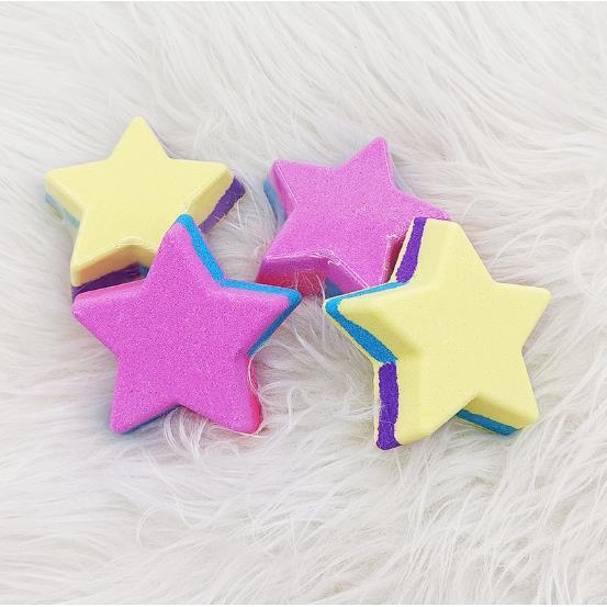 Bath Bomb bintang / bath bomb star Busa wangi  melimpah 70gr dlight beauty