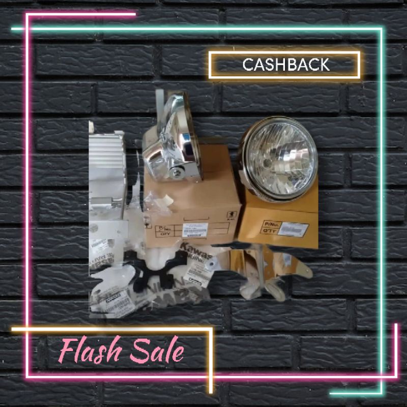 Lampu Bulat Set Ninja S SS R Original Kawasaki lampu depan ninja ss lampu depan ninja  lampu depan n