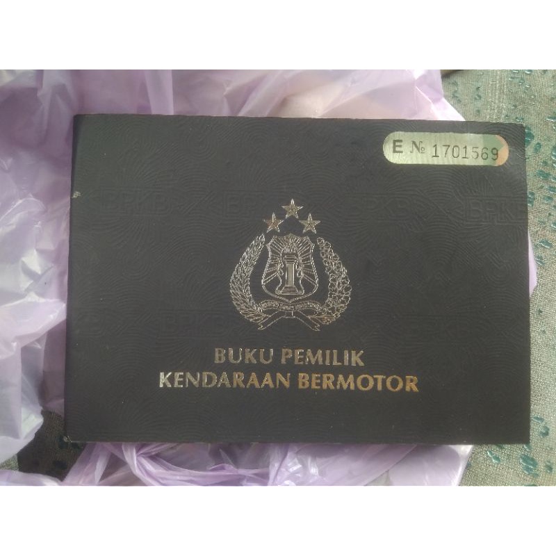 BPKB motor oryginal jupiter