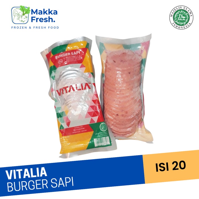 

vitalia beef burger 20pcs