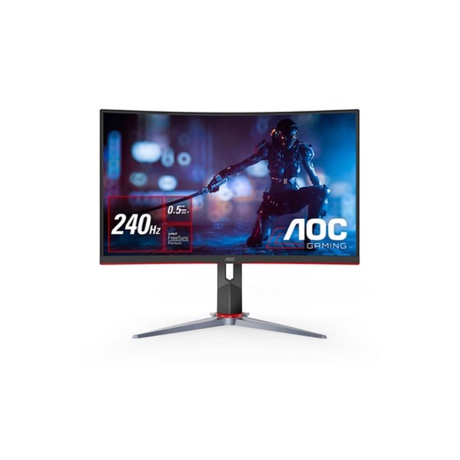 AOC C27G2Z/70 27 inch 240hz 0.5ms HDR FreeSync Adjustable Curved Gaming Monitor (HDMI &amp; Display Port) Garansi Resmi