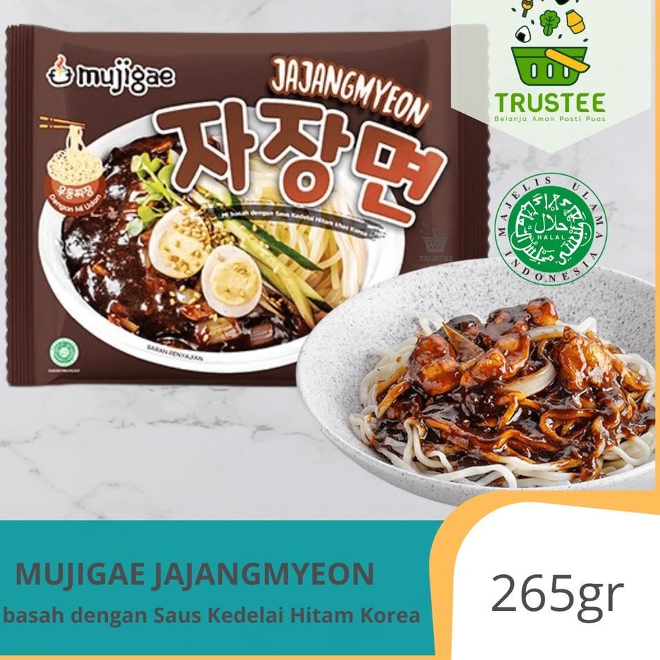 Terbaru  Mujigae Jajangmyeon / Mie Saus Kedelai Hitam Korea Instan Halal 265gr